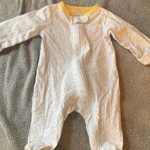 Yellow and White Kids One Piece unisex